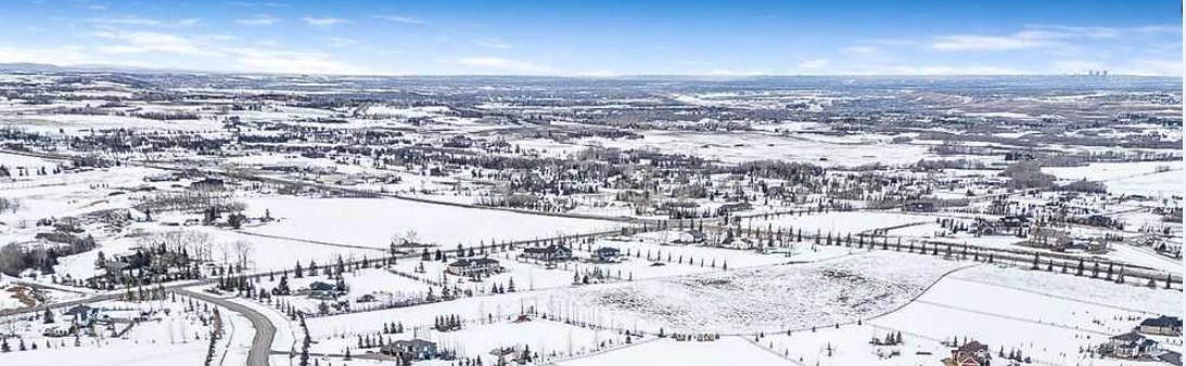 FOOTHILLS COUNTY WINTER SCENE